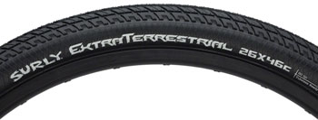 Surly ExtraTerrestrial Tire - 26 x 46c, Tubeless, Folding, Black, 60tpi Black EA Tires