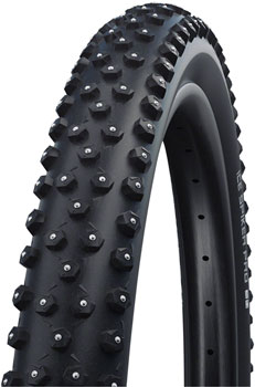 Schwalbe Ice Spiker Pro Tire - 27.5 x 2.25, Clincher, Wire, Black, Performance Line Black EA Tires