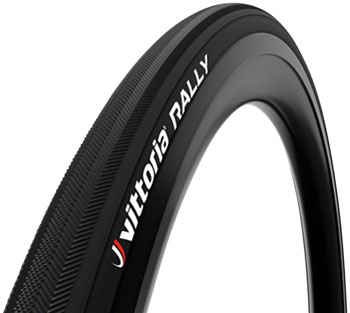 Vittoria Rally Tire - 700 x 25, Tubular, Folding, Black EA Tires