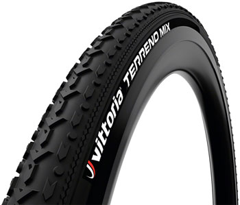 Vittoria Terreno Mix Tire - 700 x 33, Clincher, Wire, Black, 2C Black EA Tires