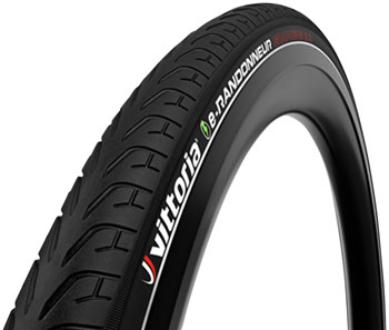 Vittoria e-Randonneur Tire - 700 x 35, Clincher, Wire, Black/Reflective, G2.0 Black EA Tires