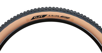 Donnelly Sports GJT Tire - 29 x 2.5, Tubeless, Folding, Tan Black/Tan EA Tires