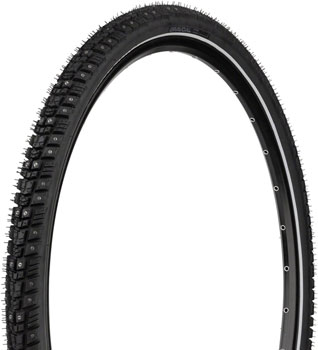 45NRTH Gravdal Tire - 700 x 45, Tubeless, Folding, Black, 60 TPI, 240 Concave Carbide Aluminum Studs Black EA Tires