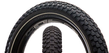 Kenda K-Rad Tire - 20 x 3.3, Clincher, Wire, Black/Reflective, 30tpi, KS Black/Reflective EA Tires