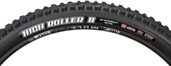 Maxxis High Roller II Tire - 27.5 x 2.5, Tubeless, Folding, Black, 3C MaxxTerra, EXO, Wide Trail Black EA Tires