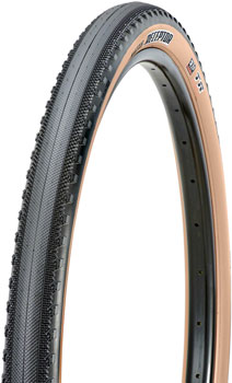Maxxis Receptor Tire - 650b x 47, Tubeless, Folding, Black/Dark Tan, Dual, EXO Black/Dark Tan EA Tires