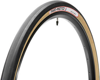 Panaracer Pari-Moto Tire - 650b x 48, Clincher, Folding, Black/Amber EA Tires