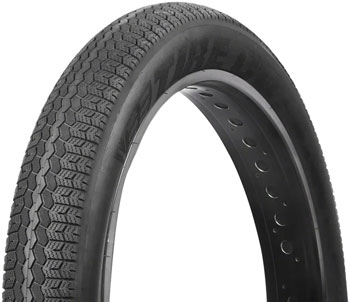 Vee Tire Co. Chicane Tire - 20 x 4.0, Clincher, Wire, Black, Performance, Override Powerwall, E-Bike E-50 Black EA Tires