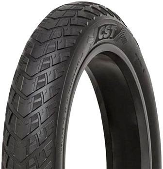 CST Big Boat Tire - 20 x 4, Clincher, Wire, Black, Aramid, Ebike Black EA Tires