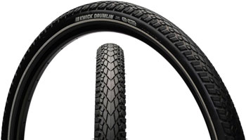 Kenda Kwick Drumlin Tire - 26 x 2.0, Clincher, Wire, Black/Reflective, K-Shield, SRC, E-50 Black/Reflective EA Tires