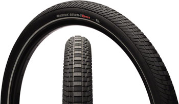 Kenda Kwick Seven.5 Tire - 27.5 x 1.75, Clincher, Wire, Black/Reflective, 60tpi, KS Black/Reflective EA Tires