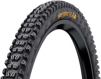 Continental Kryptotal Rear Tire - 29 x 2.40, Tubeless, Folding, Black, SuperSoft, Downhill Casing, E25 Black EA Tires