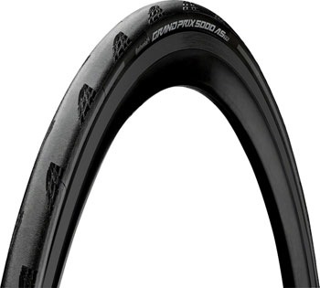 Continental Grand Prix 5000 All Season TR Tire - 700 x 35, Tubeless, Folding, Black, BlackChili, Vectran Breaker, LazerGrip Black EA Tires