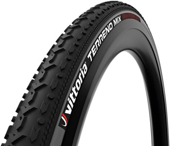 Vittoria Terreno Mix Tire - 700 x 33, Tubeless, Folding, Black/Anthracite, 1C, TNT, G2.0 Black/Anthracite EA Tires