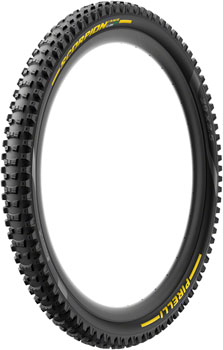 Pirelli Scorpion Race DH T Tire - 29 x 2.5, Clincher, Wire, Yellow Label Team Edition, DualWALL+, SmartEVO DH Black w/Yellow Label EA Tires