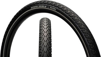 Kenda Kwick Drumlin Tire - 700 x 42, Clincher, Wire, Black/Reflective, K-Shield, SRC, E-50 Black/Reflective EA Tires
