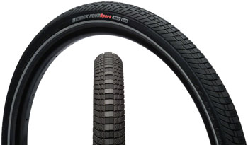 Kenda Kwick Four Tire - 24 x 1.75, Clincher, Wire, Black/Reflective, 60tpi, KS Black/Reflective EA Tires