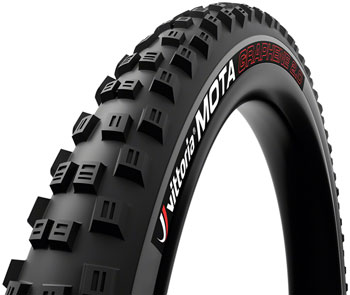 Vittoria Mota Enduro Tire - 29 x 2.60, Tubeless, Folding, Black/Anthracite, 4C Graphene, G2.0, E-Bike Black/Anthracite EA Tires
