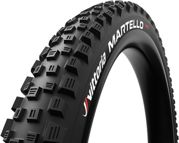 Vittoria Martello Enduro Race Tire - 27.5 x 2.60, Tubeless, Folding, Black, Graphene + Silica, G2.0, E-Bike Black EA Tires