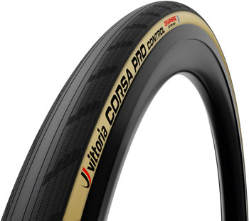 Vittoria Corsa Pro Control Tire - 700 x 28, Tubeless, Folding, Black/Cotton Tan, Race, Graphene, G2.0 Cotton Tan EA Tires