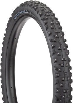 45NRTH Wrathchild Tire - 27.5 x 3.0, Tubeless, Folding, Black, 60 TPI, 252 Concave Carbide Studs Black EA Tires