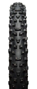 45NRTH Wrathchild Tire - 27.5 x 3.0, Tubeless, Folding, Black, 120 TPI, 252 XL Concave Carbide Aluminum Studs Black EA Tires