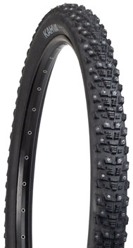 45NRTH Kahva Tire - 27.5 x 2.1, Clincher, Wire, Black, 33 TPI, 240 Carbide Steel Studs Black EA Tires
