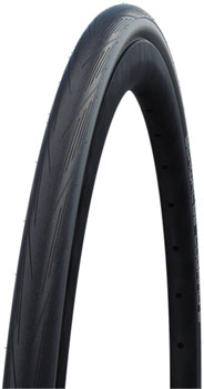 Schwalbe Lugano II Tire - 700 x 25, Clincher, Wire, Black, K-Guard, Endurance Black EA Tires