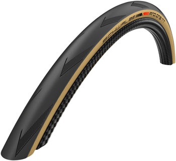 Schwalbe Pro One TT Tire - 700 x 28, Tubeless, Folding, Black/Tan, Evolution Line, Addix Race Black/Tan EA Tires