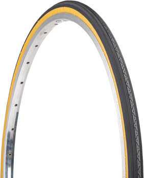 Kenda Street K35 Tire - 27 x 1-1/4, Clincher, Wire, Black/Tan, 22tpi Black/Tan EA Tires