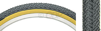 Kenda Street K55 Tire - 20 x 1.75, Clincher, Wire, Black/Tan, 22tpi Black/Tan EA Tires