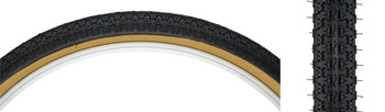 Kenda Street K52 Tire - 24 x 1.75, Clincher, Wire, Black/Tan, 22tpi Black/Tan EA Tires