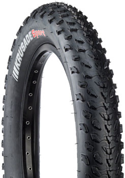 Kenda Krusade Tire - 20 x 4, Clincher, Wire, Black, 60tpi Black EA Tires