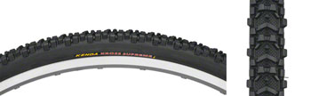 Kenda Kross Supreme Tire - 700 x 35, Clincher, Folding, Black, 60tpi Black EA Tires