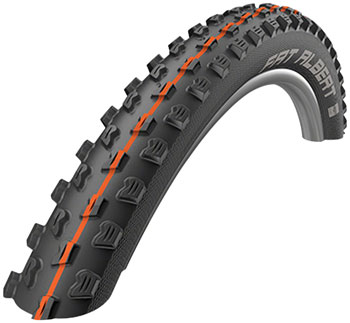 Schwalbe Fat Albert Front Tire - 27.5 x 2.35, Tubeless, Folding, Black, Evolution, Addix Soft, Snakeskin Black EA Tires