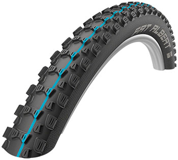 Schwalbe Fat Albert Rear Tire - 27.5 x 2.35, Tubeless, Folding, Black, Evolution, Addix SpeedGrip, Snakeskin Black EA Tires