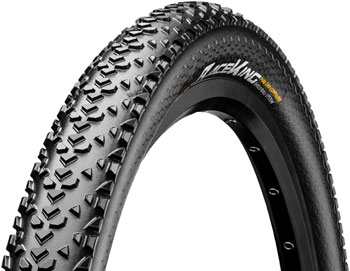 Continental Race King Tire - 26 x 2.00, Tubeless, Folding, Black, PureGrip, ShieldWall System, E25 Black EA Tires
