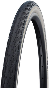 Schwalbe Delta Cruiser Plus Tire - 26 x 1-3/8, Clincher, Wire, Whitewall/Reflective, Active Line, PunctureGuard, Green Compound, E-25 Whitewall/Reflective EA Tires