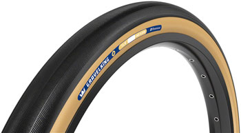 Panaracer GravelKing Slick Plus Tire - 700 x 35, Tubeless, Folding, Black/Brown EA Tires