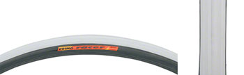 Primo Wheelchair Tire - 26 x 1, Clincher, Wire, Gray, Smooth Tread Gray EA Tires