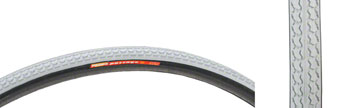 Primo Wheelchair Tire - 24 x 1, Clincher, Wire, Gray, Knobby Tread Gray EA Tires