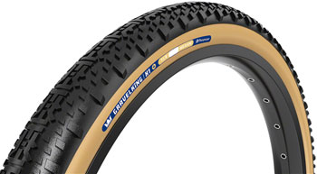 Panaracer GravelKing X1 Plus Tire - 700 x 50, Tubeless, Folding, Black/Brown EA Tires