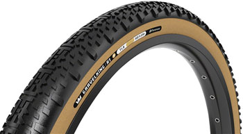 Panaracer GravelKing X1 R Tire - 700 x 50, Tubeless, Folding, Black/Amber EA Tires