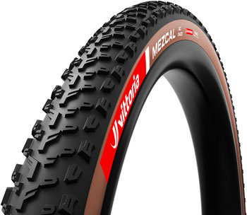 Vittoria Mezcal XC Race Tire - 29 x 2.25, Tubeless, Folding, Black/Brown, Graphene + Silica, G2.0 Black/Brown EA Tires