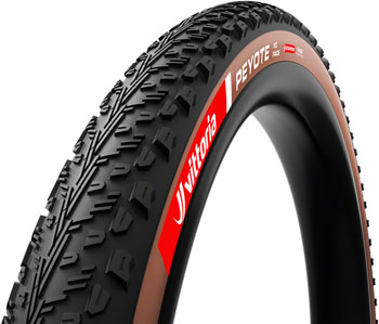 Vittoria Peyote XC Race Tire - 29 x 2.25, Tubeless, Folding, Black/Brown, Graphene + Silica, G2.0 Black/Brown EA Tires