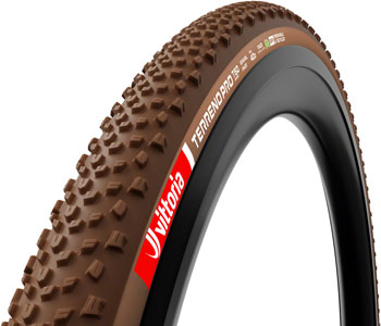 Vittoria Terreno Pro T60 Mixed Tire - 700 x 35, Tubeless, Folding, Black/Brown, Eco Gravel Race Black/Brown EA Tires