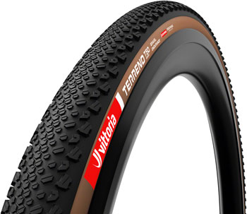 Vittoria Terreno T50 Mixed Tire - 700 x 50, Tubeless, Folding, Black/Brown, Gravel Endurance, Graphene, G2.0, E-Bike Black/Brown EA Tires