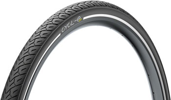 Pirelli Cycl-e DT Tire - 700 x 47, Clincher, Wire, Black, Reflective Black/Reflective EA Tires