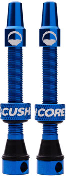 CushCore Tubeless Presta Valve Set - 55mm, Blue EA Tubeless Valves
