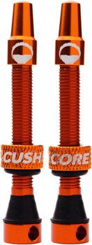 CushCore Tubeless Presta Valve Set - 44mm, Orange EA Tubeless Valves